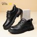 【Top Layer Cowhide】German Camel Dynamic Work Men's Genuine Outdoor Thick Sole Big Head Leather Shoes Men_vogvips.com