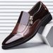 Cost performance New Spring Oxford Business Men Leather Soft Casual Breathable Men's Loafers Flats Zip Shoes Slip-on Driving Shoe_vogvips.com