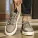 Men Breathable Ice Silk Casual Skate Shoes Light Non-Slip Platform Fashion Sneakers_vogvips.com
