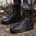 Casual Shoes, Side Zipper Waterproof Outdoor Work Boots, Men's Shoes_vogvips.com