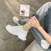 Women's Canvas New Lace Up Thick Soled Sports Shoes, Dad's Shoes Raised_vogvips.com