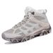 Winter Snow Boots Women Warm Comfortable Plush Flat Anti-slip High-top Boots Women Durable Casual Breathable Hiking Boots Men_vogvips.com