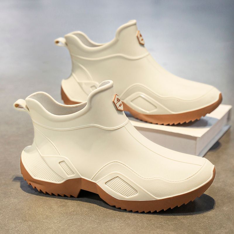 Couple Style Fashionable Casual Rain Shoes Sizes 36-44_vogvips.com