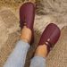 Foreign Trade Plus Size Casual Shoes Women, European American Cross-Border Spring And Autumn New Flat Round Toe Shallow_vogvips.com