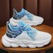 Summer New Breathable Mesh Coconut Men's Trend Versatile Thick Soled White Sports Casual Dad Shoes_vogvips.com