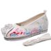 with Upturned Toe Antique Style Beaded Embroidered Cloth Featuring Female Han Elements And Increased Height Hanfu Shoes_vogvips.com