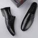 Men's Shoes Leather Shoes Gentleman's Flat Casual Shoes Low Top Foot Loafer Foot Sneakers_vogvips.com