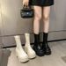 Black British Style Over-the-Knee Thick-Soled Long For Women 2024 New Autumn Winter Height-Increasing Petite Slimming_vogvips.com