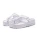 2025 Summer New Women's Flip-Flops Outdoor Thick-Soled Sandals Ladies Height-Increasing European And American_vogvips.com