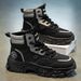 Martin Boots Men's Shoes High-top Tooling Shoes Men's Platform Sports And Leisure Short Boots_vogvips.com