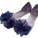 Women's Summer Flat Fish Mouth Sandals, Floral Design, New Bowknot Women's Jelly Shoes, Transparent Crystal Shoes_vogvips.com