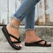 Summer New Women's Petite Size Sandals Height Increasing Non Slip Flip Flops Wedge Heel Suitable For Students And Outdoor Wear_vogvips.com