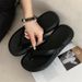 2026 New Thick-Soled Women's Flip-Flops For Summer Outdoor Wear, Non-Slip Soft Sole Versatile Beach Sandals, Simple And_vogvips.com