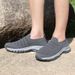 Summer Elderly Women's Middle Aged Walking Men's Hollow Out One Step Breathable Sports Shoes Large Size_vogvips.com