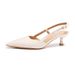 360-28 2026 New Fairy Style Pointed Toe High Heels, Closed-Toe Shallow Heel Stiletto Bridesmaid Sandals_vogvips.com