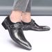 TerraStride 2025 New Spring Business Casual Formal Square Toe Leather Large Size Men's Shoes_vogvips.com
