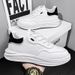 Men's Spring 2025 New Versatile Thick Soled Board Fashionable, Simple, Trendy, Versatile, Casual, Little White Shoes For_vogvips.com