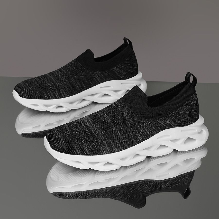 Outdoor Single Summer Sports, Fly Woven Mesh Shoes, Breathable, Lightweight, Soft Soled, Travel Hiking Socks Shoes_vogvips.com