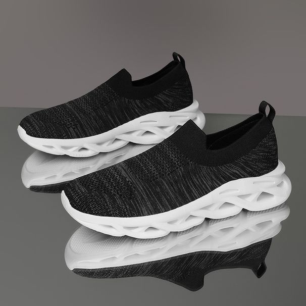 Outdoor Single Summer Sports, Fly Woven Mesh Shoes, Breathable, Lightweight, Soft Soled, Travel Hiking Socks Shoes_vogvips.com