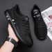 Men's Casual Sneakers - Breathable Umbrella Fabric Low-Top Lace-Up Shoes For Spring, Summer, And Fall - Lightweight & Comfortable Shoes_vogvips.com