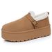 Shoes New Winter Fleece Lined Thickened Cotton Women's Slip-On Thick Sole Versatile Snow Boots Dropshipping_vogvips.com