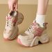 High-end Stylish Outerwear 2026 Spring And Autumn New Thick-soled Height-increasing Dad For Women, Casual Warm Sports_vogvips.com
