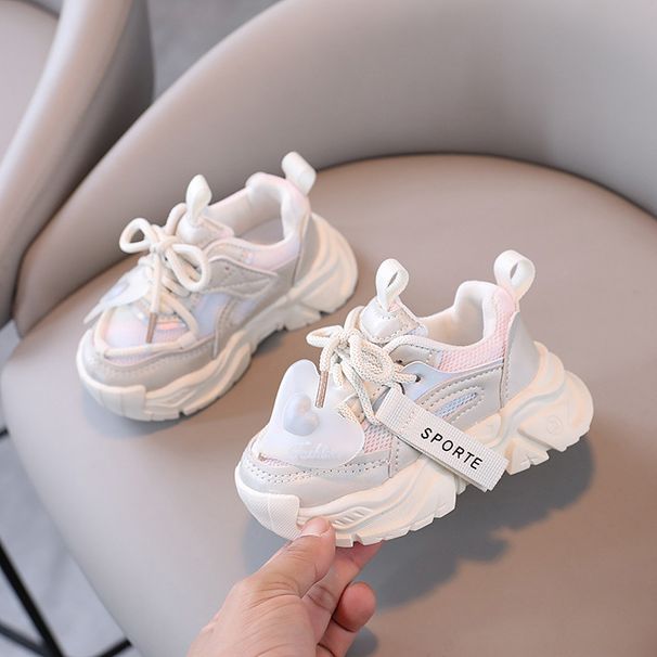 Sports 2026 Spring Autumn Breathable Mesh Casual Lightweight Soft Sole Girls' Dad Shoes For Young And Middle-Aged_vogvips.com
