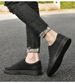 Men's Shoes Board Shoes Men's Cowhide Hollow Breathable Trendy Lace-up Retro Men's Casual Shoes_vogvips.com