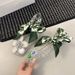 Crystal Shoes Transparent Jelly Bag Head Sandals Women Spring Wear Thin Bottom Square Head Flower With Diamond Retro Evening Shoes_vogvips.com
