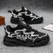New Autumn Versatile Leather Running Sports Men's Casual Sneakers Height Increasing Thick Sole Dad Shoes_vogvips.com