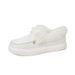 2025 Winter Cross-Border Trade Cotton European And American Style Bowknot Warm Flat Large Size Furry Women's Snow Shoes_vogvips.com