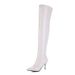 White High Heel Long Over-the-Knee Single 2023 New Shoes Dance Red Nightclub Special Boots_vogvips.com