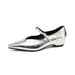 Sheepskin Version ~ Height-increasing Rivet Pointed-toe Summer Shallow Mary Jane High-heeled S, Large Size Women's_vogvips.com