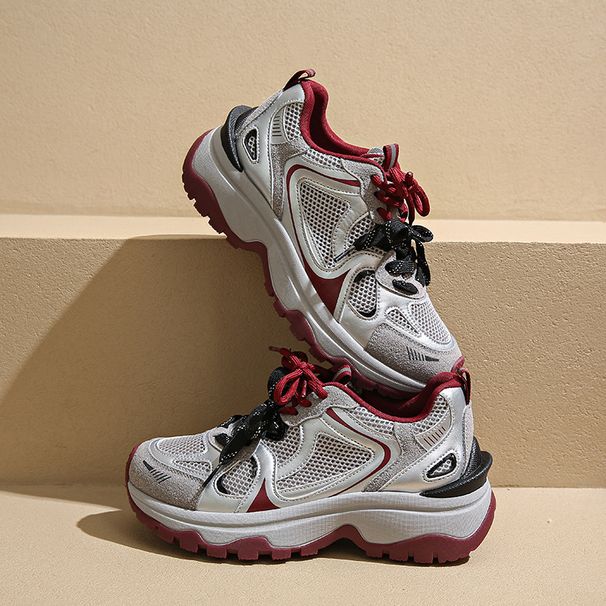 Breathable Dad Shoes Female Student Casual Shoes Platform Running Women's Shoes_vogvips.com