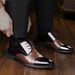 TerraStride Genuine Soft Casual Business Formal Leather Flat Glossy Men's Pointed Toe Hidden Height Increase Large Size Shoes Summer_vogvips.com