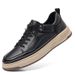 European Warm Series Work Sneakers Men's 2025 Autumn Winter New Fashion Casual Leather Low-top British Style Shoes_vogvips.com