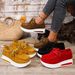 Autumn New Fashion Round Head Lace-up Solid Color Womens Loafers Casual Leather Women's Thick Soled Shoes_vogvips.com