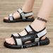 Summer New Sandals, Trendy Casual Black Youth Driving Waterproof Beach Shoes, Dual Purpose Slippers, Men's_vogvips.com