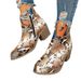 ShoeVault 2024 New Foreign Trade European And American Style Martin Square Heel Pointed Toe Slip-On Plus Size Short Boots Women_vogvips.com