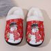 Cozy Plush Slippers For Women & Men - Soft Fleece-Lined Indoor/Outdoor House Shoes With Cartoon Print (Black, Red, Purple)_vogvips.com