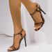 Leopard Print High Heels Spring Summer New Fashion Trend Versatile Sexy Stiletto Sandals_vogvips.com