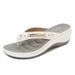 2023 Women's Slippers Summer New Fashion Metal Button Slides Shoes Wedge Beach Sandals Women Outside Platform Leisure_vogvips.com