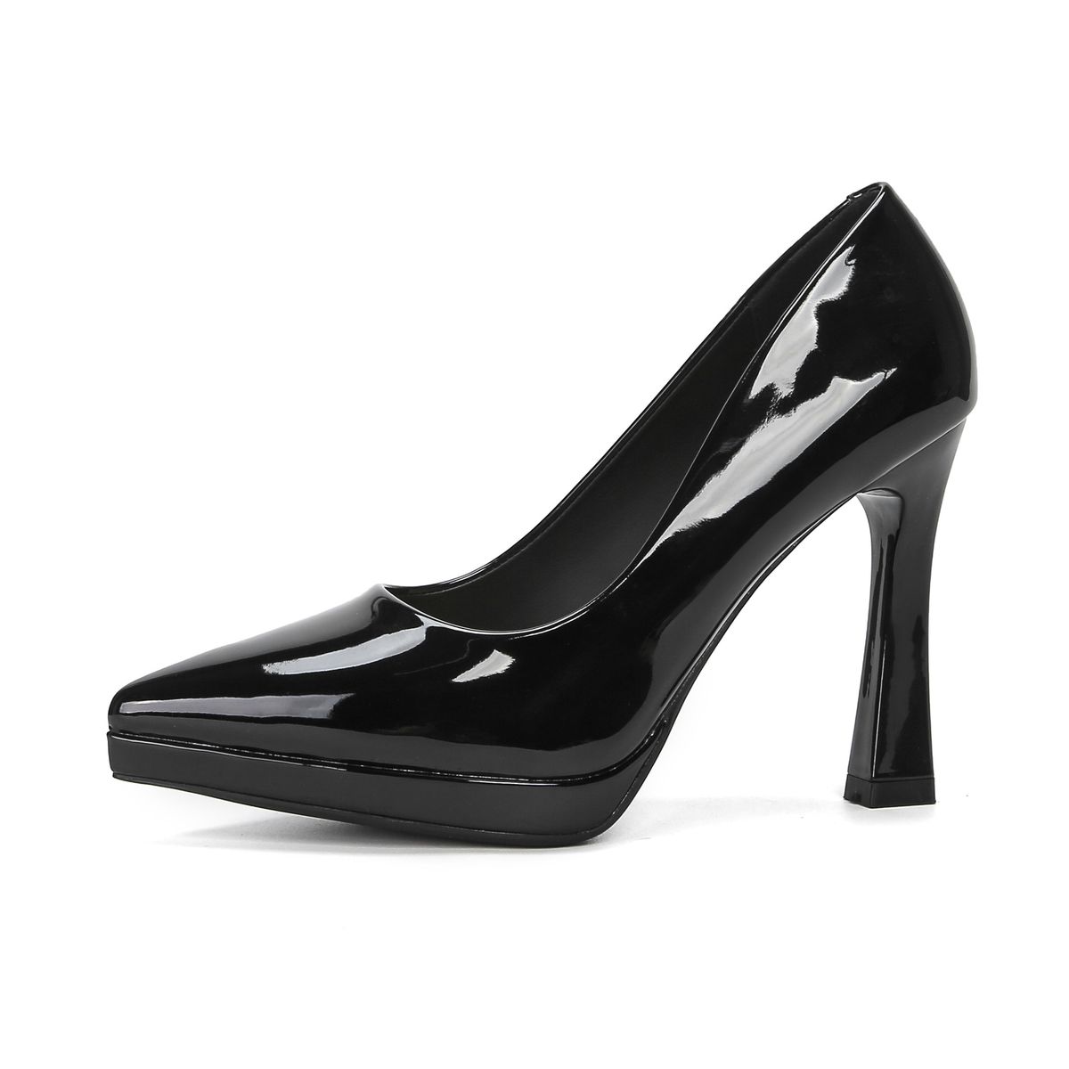 125-1 Waterproof Platform Comfortable Women's Elegant Pointed Toe Stiletto High Heels Bridesmaid Party Professional Work_vogvips.com