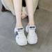 6616-2 Meh Inner Height Increaing Women 2025 Spring Summer New Veratile Korean Style Thick Sole Dad Shoe For_vogvips.com