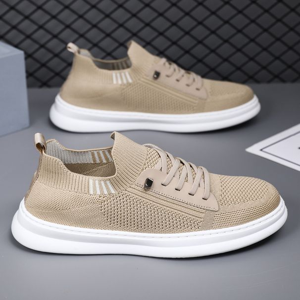 Men's Slip-On Sneakers - Breathable Knit Mesh Casual Shoes For Walking & Daily Wear (Lightweight Comfortable & Easy On/Off Design)_vogvips.com