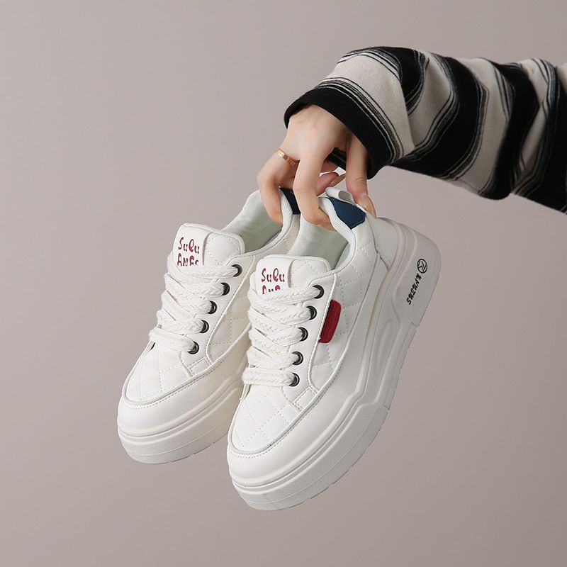 Little White Shoes Children Girls Students Leisure Sports Versatile Board Shoes Street Shooting_vogvips.com