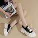 Roddy's Canvas Shoes Spring And Autumn Sports Shoes Student White Shoes Network Live Women's Shoes_vogvips.com