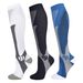 Nylon pressure socks men's and women's cycling compression socks football socks outdoor running socks_vogvips.com