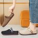 Women's New Cross-Border Versatile Retro Soft Sole Sandals Ins Style Outdoor Casual Mesh Closed-Toe Half Slippers_vogvips.com