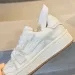 design Premium Shoes 2026 New Women's Genuine Leather Thick Sole Sneakers, Distressed Lace-Up White Board Shoes Free_vogvips.com